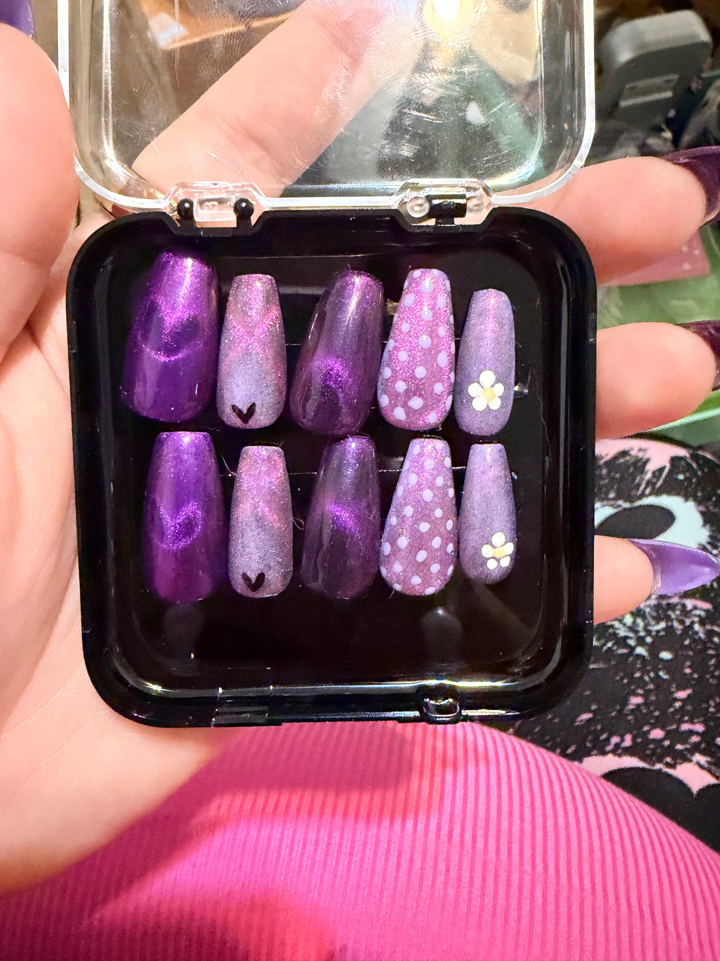 Custom Press-On Nail Set (Sized for You!)