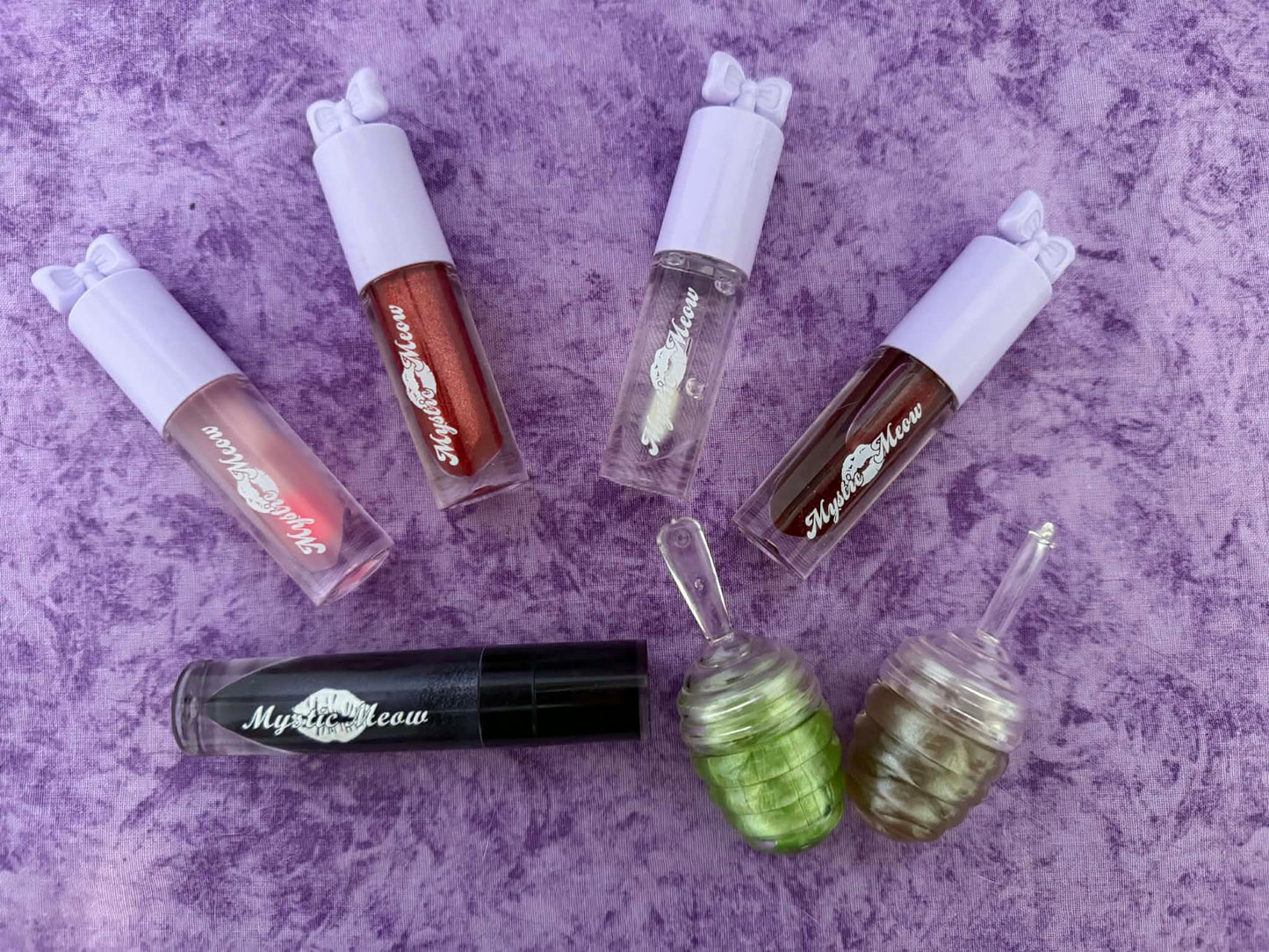💜 Mini Lip Glosses – Bow & Honey Pot Collection 💜