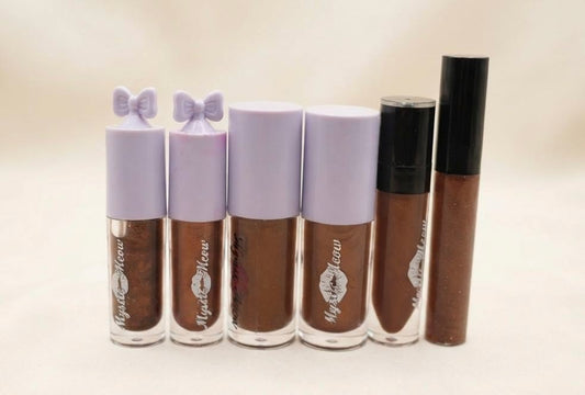 Moonlit Meow & Co Lipgloss Collection - The Celestial Cocoa