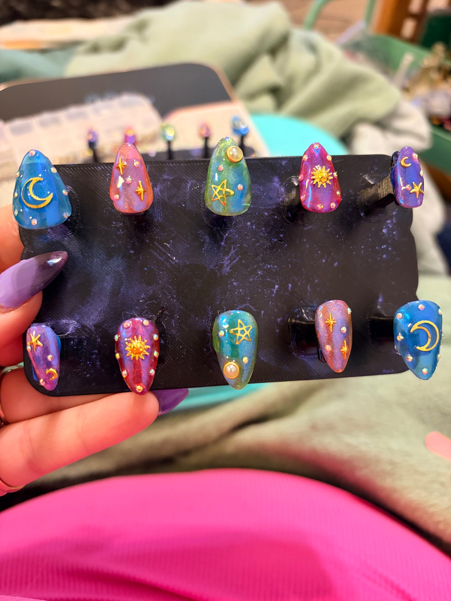 Custom Press-On Nail Set (Sized for You!)